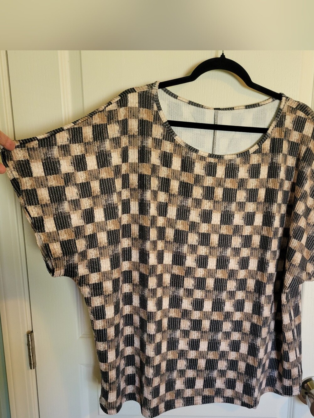 The Dusty Check Top